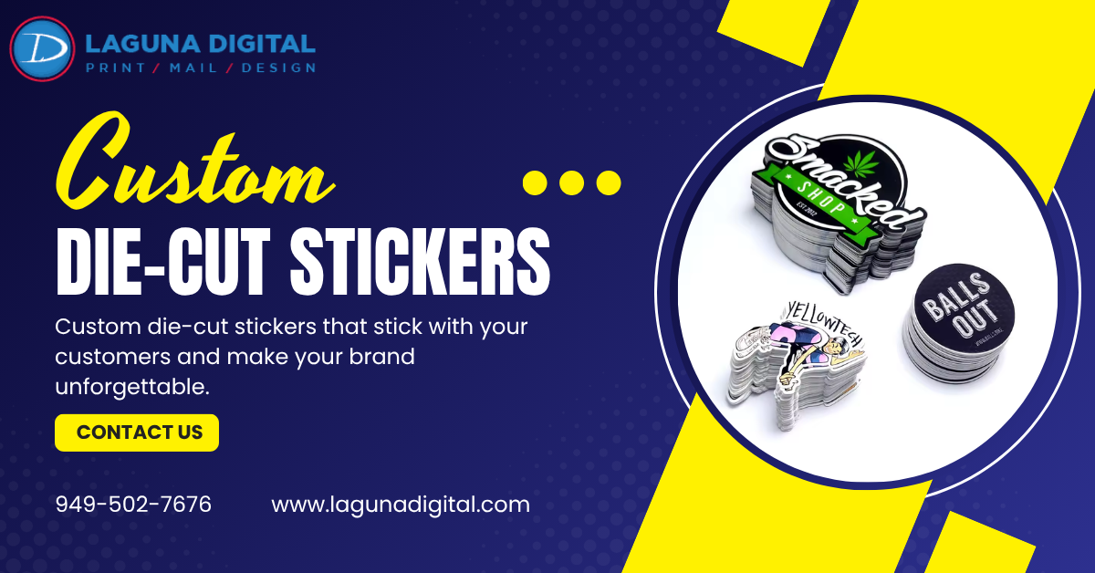 Boost Brand Visibility with Custom Die-Cut Stickers