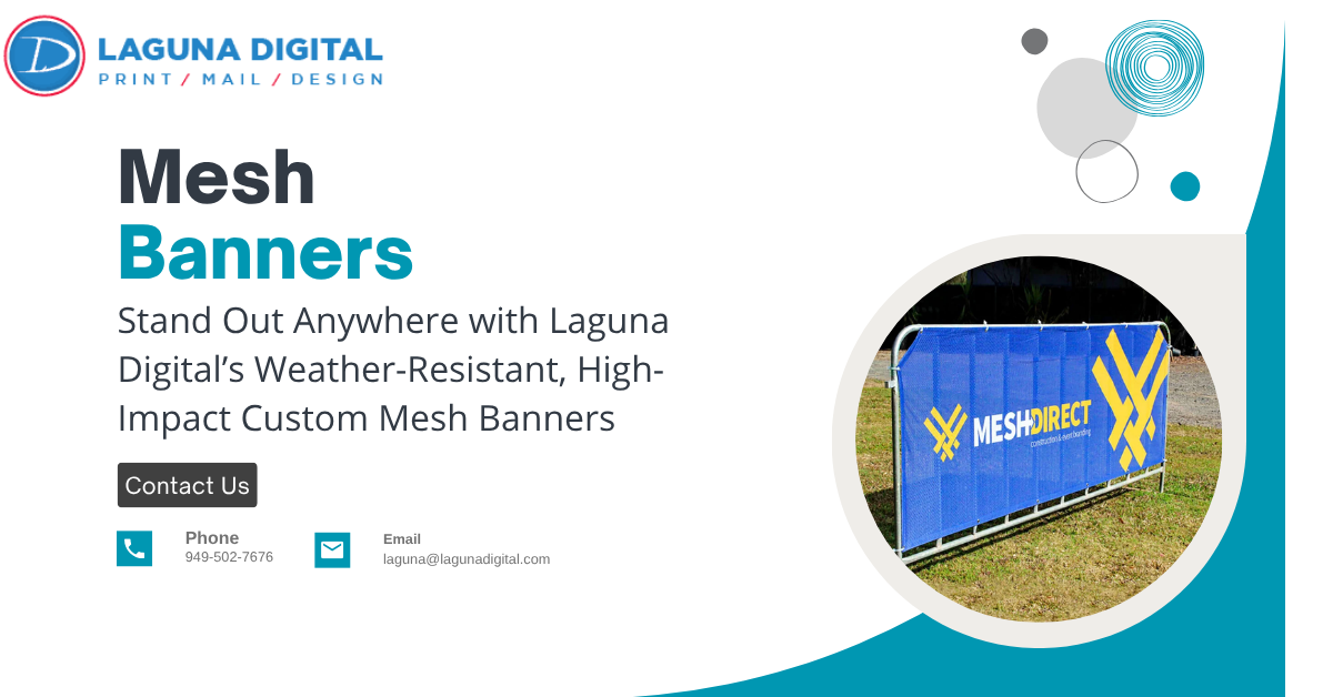 Elevate Outdoor Presence with Durable Mesh Banners