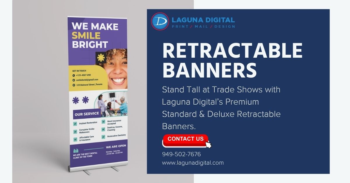 Retractable Banners for Trade Shows: Standard vs. Deluxe