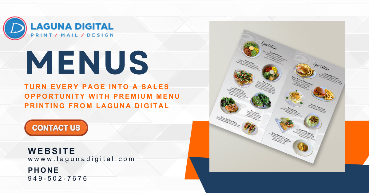 Maximize Your Menu: Print Tips for Restaurants