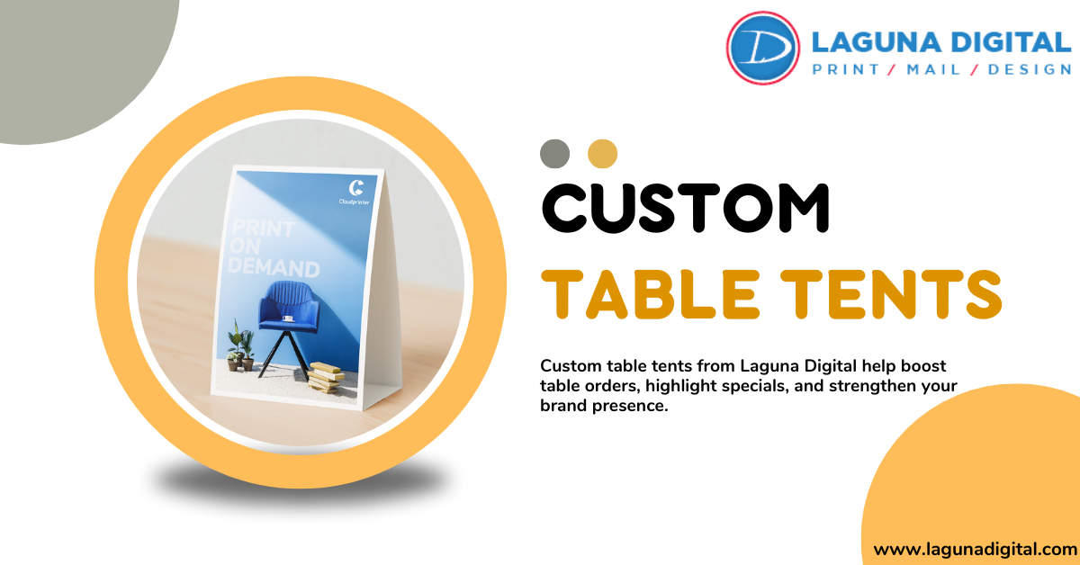 How Custom Table Tents Help Drive Table Orders