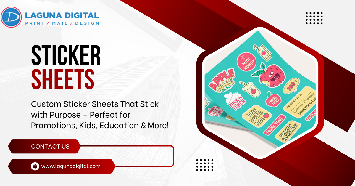 Sticker Sheets for Promotions, Kids, and More