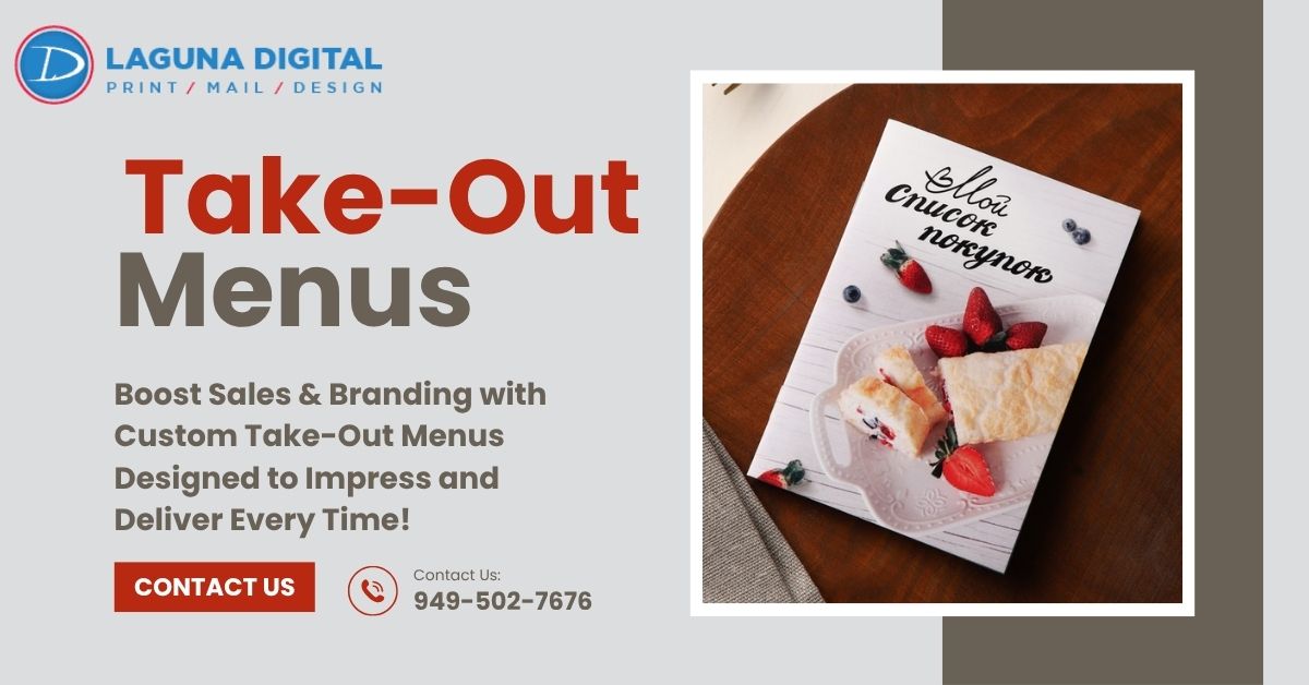 Why Every Small Business Needs a Take-Out Menu Design