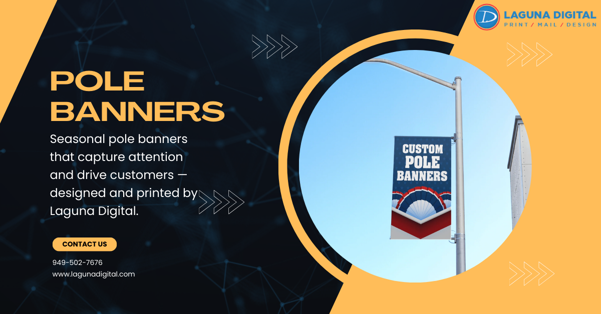 Using Pole Banners for Seasonal Promotions